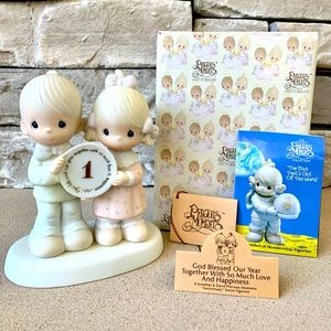 “God Blessed Our Year Together With So Much Love And Happiness” Precious Moments